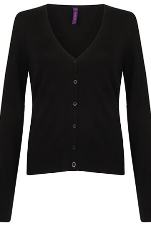 Ladies Lightweight V-Neck Short Cardigan