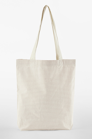 Striped Organic Cotton Bag