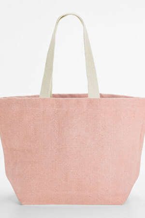 Soft Washed Jute Beach Bag