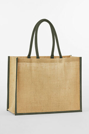 Natural Starched Jute Classic Shopper