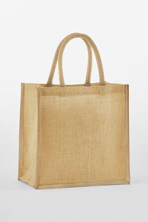 Natural Starched Jute Mini Gift Bag