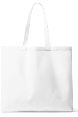 Organic Canvas Carrier Bag Medium Long Handle London 02