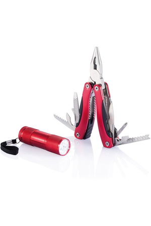 Multitool und Taschenlampen Set