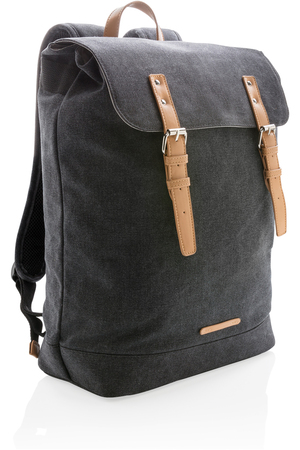 Canvas Laptop-Rucksack, PVC frei