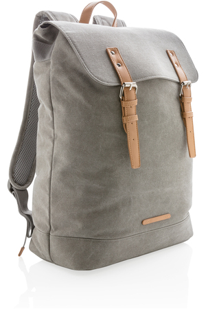 Canvas Laptop-Rucksack, PVC frei