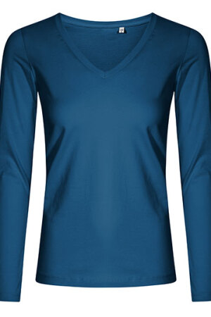 Women´s V-Neck T-Shirt Longsleeve