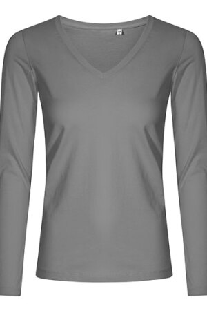 Women´s V-Neck T-Shirt Longsleeve