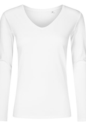 Women´s V-Neck T-Shirt Longsleeve