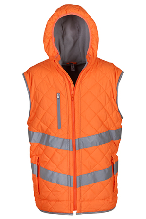 Hi Vis Kensington Hooded Gilet