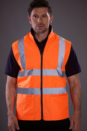 High Visibility Reversible Fleece Bodywarmer