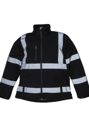 High Visibility 2 Bands & Braces Softshell Jacket