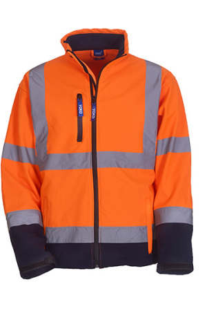 High Visibility 2 Bands & Braces Softshell Jacket