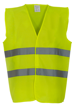 Hi Vis 2 Bands Waistcoat