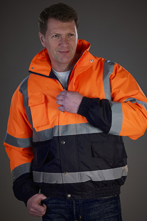 High Visibility Two-Tone Bomber Jacket