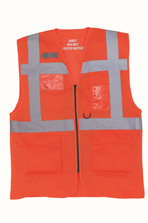 Hi Vis Top Cool Open Mesh Executive Waistcoat