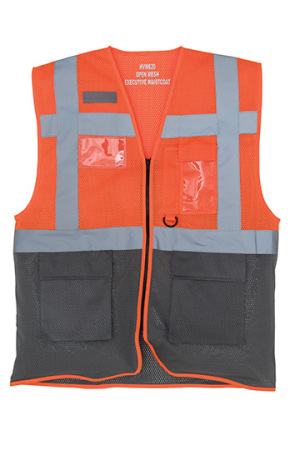 Hi Vis Top Cool Open Mesh Executive Waistcoat