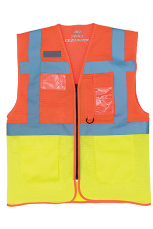 Hi Vis Top Cool Open Mesh Executive Waistcoat