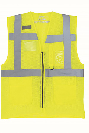 Hi Vis Top Cool Open Mesh Executive Waistcoat