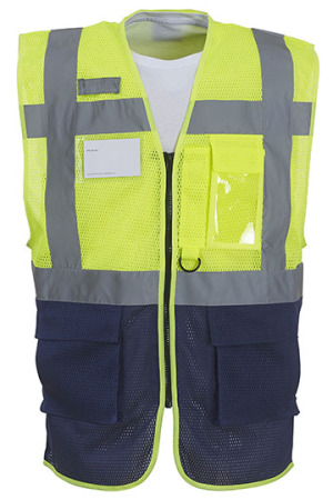 Hi Vis Top Cool Open Mesh Executive Waistcoat